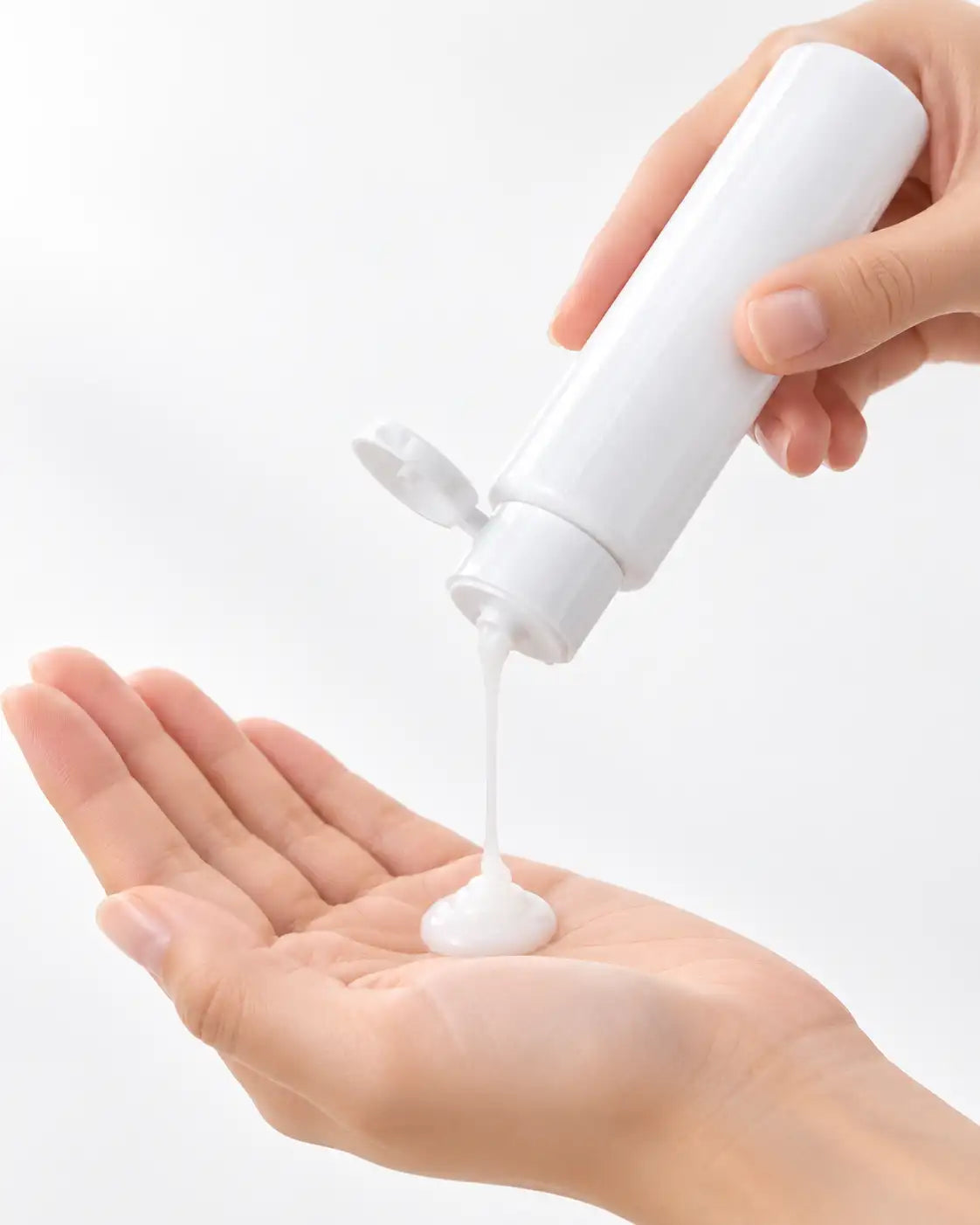 White black and clear 100ml PET flip top bottles Bio Shop Pakistan