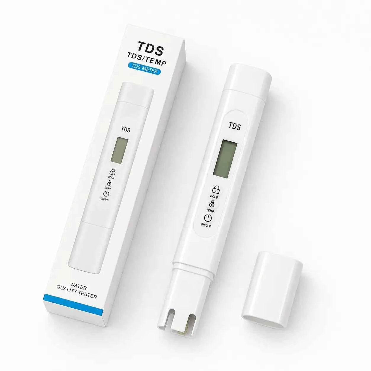 TDS/TEMP Meter – Digital Water Quality Tester 0–9990 ppm