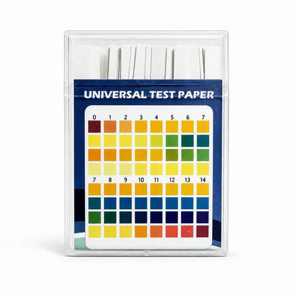 Universal pH Test Strips pH 0–14 – Wide Range Indicator Paper with Color Chart